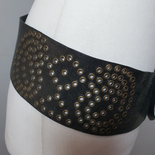 Jigsaw wide leather belt - wide,