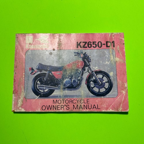 Kawasaki owner manual kz650 - kz,