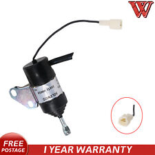 Stop Solenoid New 16851-60014 Fits Kubota Yanmar K008-3 Excavators 16851-60010