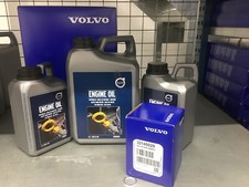 Genuine Volvo Oil Filter/Air Filter/Sump Washer/6ltrs of Oil 0/20 Fully 2.0 D