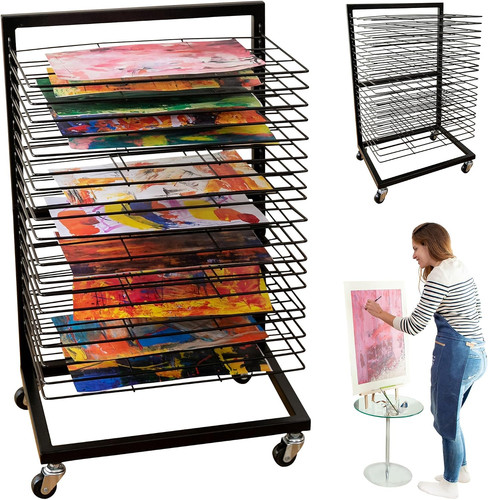 Art drying rack for classroom - art,