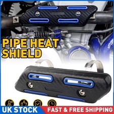 Exhaust Heat Shield Cover Blue Protector Protection Pipe Fits KTM HONDA YAMAHA