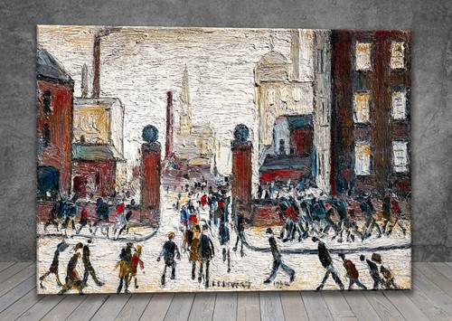 Lowry a mill scene wigan - l.,