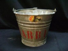 Vintage 80s Sand Fire Extinguisher Bucket