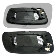 Left passenger side wing mirror glass for Toyota Avensis 2003-2006 heated