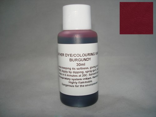 Leather dye colourant - , in