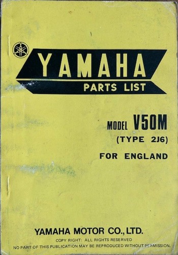 Yamaha v50m 1977 model - yamaha,