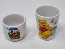 Vintage Collectable NODDY & disney Winnie the pooh Ceramic Egg Cup