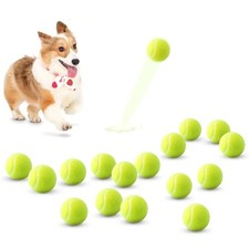 Tennis Launcher Balls for Dogs - 12PCS Elastic Fetch Toy 2" Latex Ball