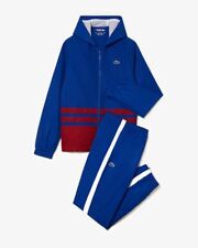 Lacoste Mens Tracksuit Set Joggers & Hoodie Blue Red Size M L XL XXL WH7566