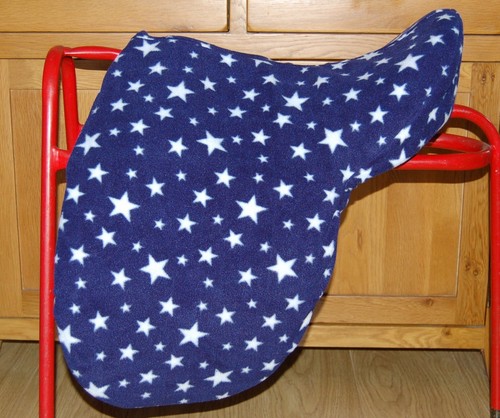 Fleece saddle cover designed - cover,