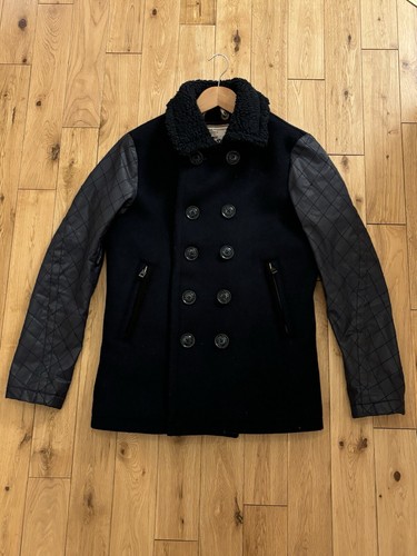 Superdry men navy blue wool - superdry, men's
