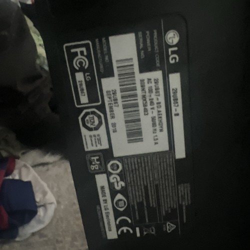 Ultrawide monitor - lg, 29"