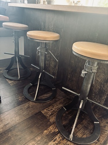Handmade industrial bar stools - industrial,