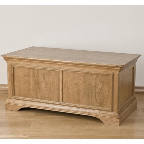 Solid oak blanket storage - solid,