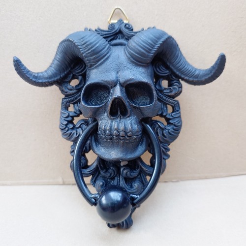 Satan skull head - skull, knocker