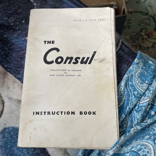 1959 ford consul instruction - consul,