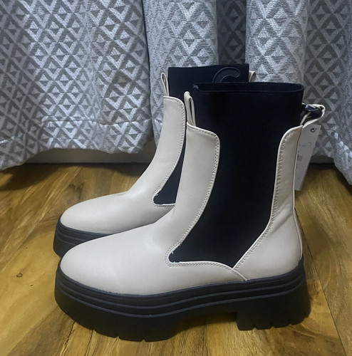 Boots women size 6 ecru - uk,