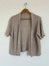 M&S Cardigan Size 12 - 14 Gold