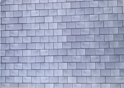 Dolls house light roof tiles - dolls,