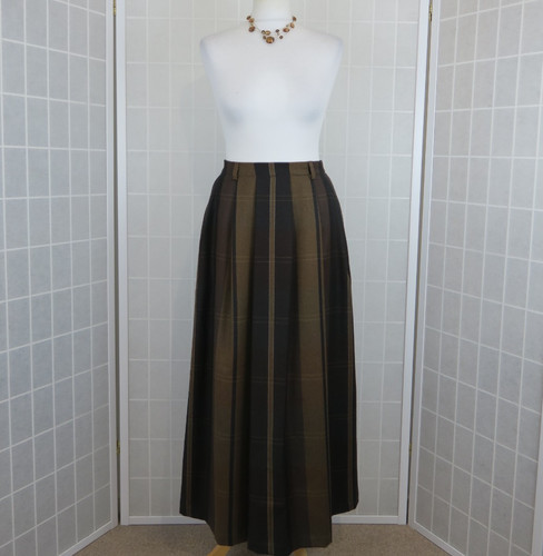 Orvis maxi skirt size brown - orvis,