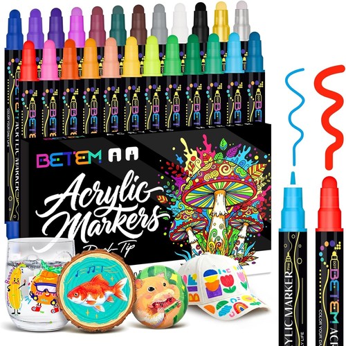 Acrylic paint markers dual - acrylic,