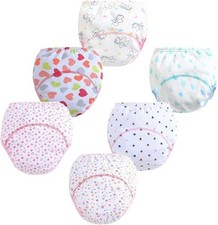 Baby Potty Training Pants Boys Girls Training Underwear Reusable (6 Pack)