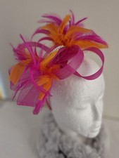 Fascinator Bright Pink and