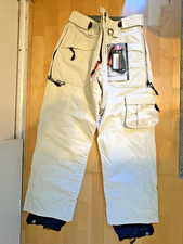 Special Blend Ski Snowboard 'Compass' Womens Snow Cargo Pants White Small NEW