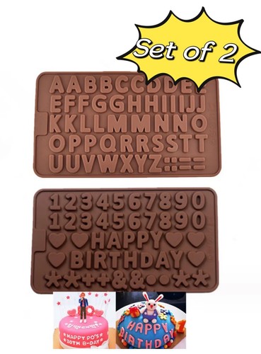Pcs alphabet number silicone - number,