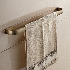 Antique Brass Single Towel Bar Holder Wall Mounted Bathroom Towel Rail Holder