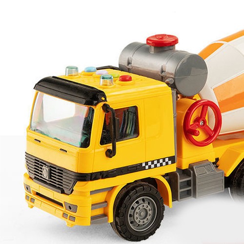 Large cement mixer truck - cement,
