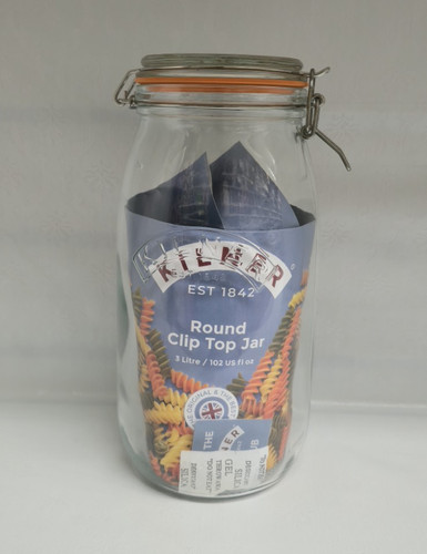 Kilner round clip - round, clear
