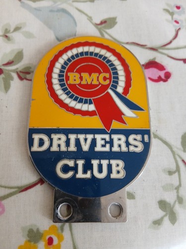 Bmc drivers club car - club, badge