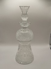 Scottish Thistle Decanter Edinburgh Stunning piece 12 inches tall 
