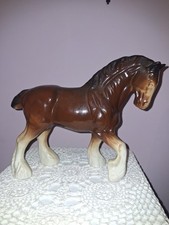 Large Porcelain Shire Horse