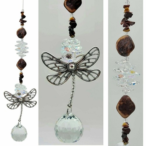 Dragonfly crystal suncatcher - dragonfly,