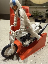 Original Evel knievel stunt cycle set 1972 ideal motorcycle bike jet  
