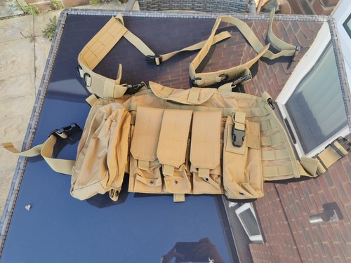 Airsoft coyote tan molle chest - coyote,