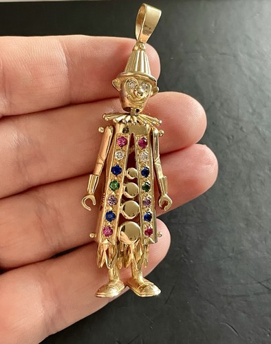 9ct 375 gold large articulated - gold,
