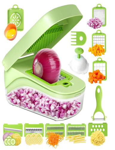 16pcs vegetable chopper - vegetable,