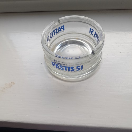 Pastis glass ashtray - glass,