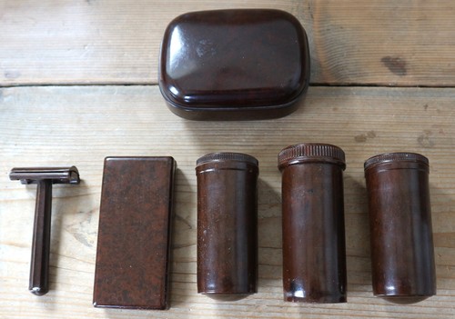 Vintage bakelite mens grooming - bakelite,