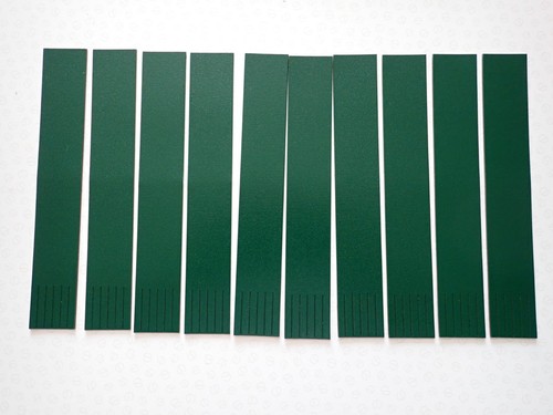 Dark green leather blank - x,