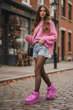 UGG Sequin Platform Boots