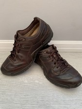 Clarks Waterproof  ACTIVE-AIR GORE-TEX Mahogany Leather Shoe Men UK-10