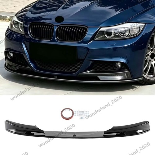 Gloss black front bumper - front,