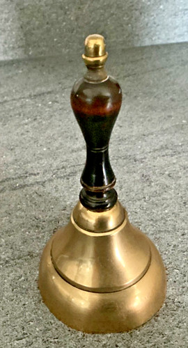 Vintage hand bell - vintage,