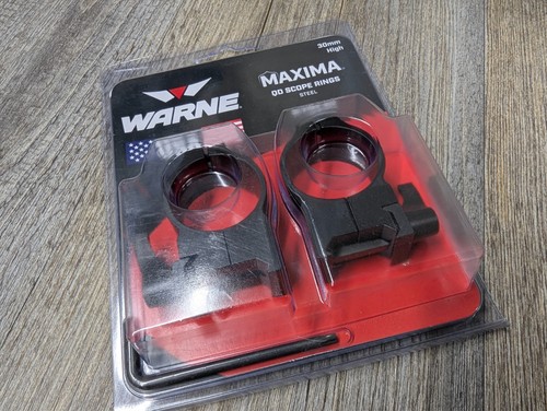 Warne 30mm matte high - high, quick