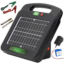 Solar Powered Electric Fence Charger 5 Km 0.25 Joules Output (9-11KV) Electric
